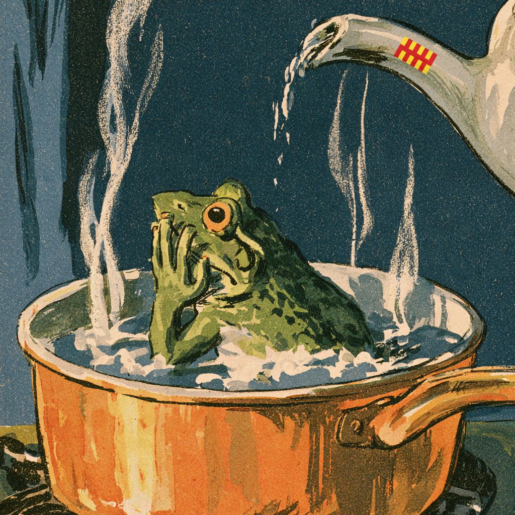 A boiled frog